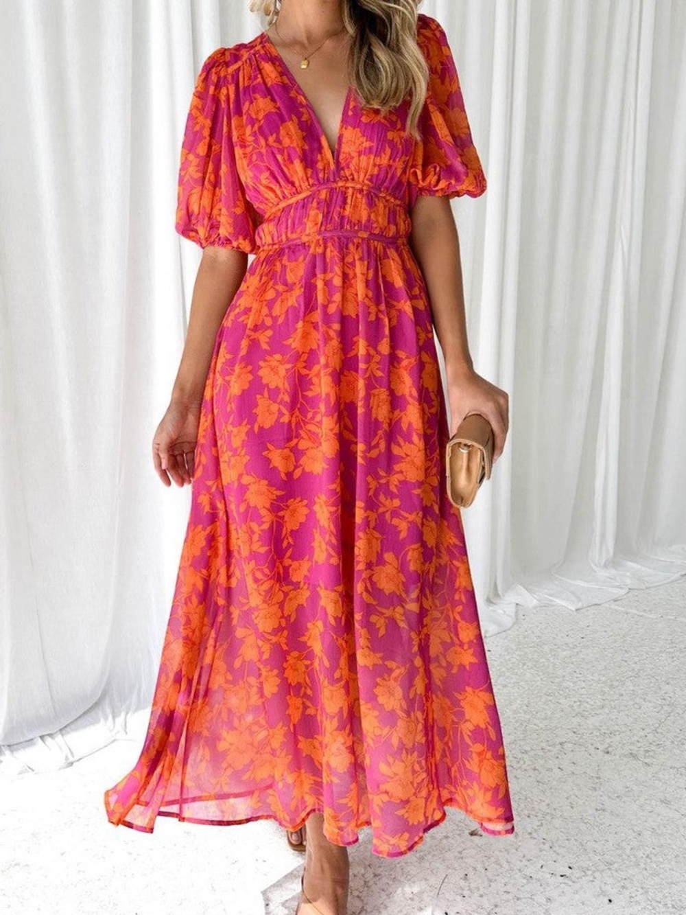 NWT Floral Maxi Dress